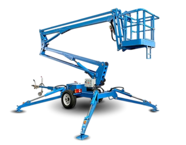 Аренда коленчатого подъёмника прицепного