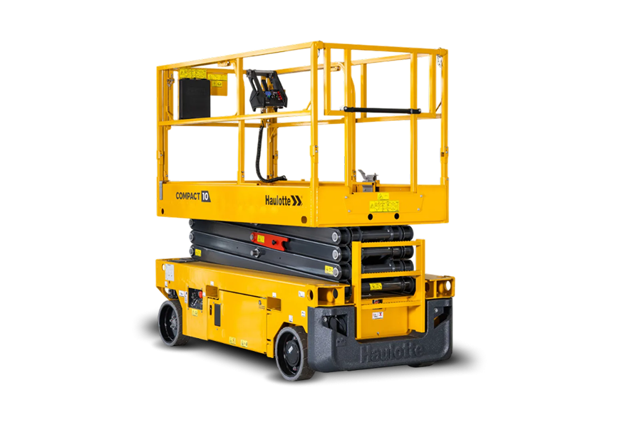 Аренда ножничного самоходного электрического подъемника Haulotte Compact 12
